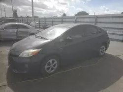 Toyota Prius salvage cars for sale: 2013 Toyota Prius