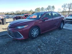 Toyota salvage cars for sale: 2022 Toyota Camry LE