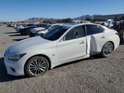 Salvage cars for sale at Las Vegas, NV auction: 2018 Infiniti Q50 Luxe