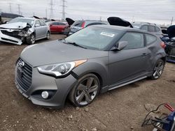 Salvage cars for sale at Elgin, IL auction: 2013 Hyundai Veloster Turbo