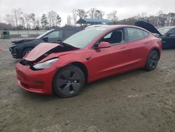 Salvage cars for sale at Spartanburg, SC auction: 2023 Tesla Model 3