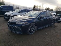 Salvage cars for sale from Copart Bowmanville, ON: 2024 Toyota Camry SE Night Shade