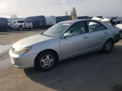 Salvage cars for sale at Hayward, CA auction: 2003 Toyota Camry LE