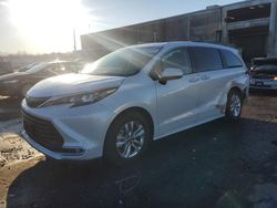 Salvage cars for sale from Copart Fredericksburg, VA: 2024 Toyota Sienna XLE