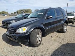 Salvage cars for sale at San Diego, CA auction: 2002 Mercedes-Benz ML 320