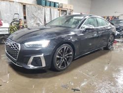 Salvage cars for sale at Elgin, IL auction: 2022 Audi S5 Premium