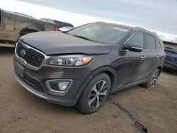 2016 KIA Sorento EX en venta en Brighton, CO