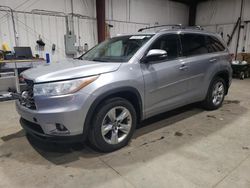 Salvage cars for sale at Billings, MT auction: 2016 Toyota Highlander Limited