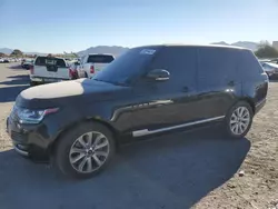 Salvage cars for sale at Las Vegas, NV auction: 2016 Land Rover Range Rover HSE