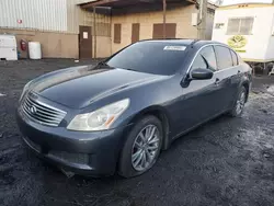 Infiniti G37 salvage cars for sale: 2009 Infiniti G37