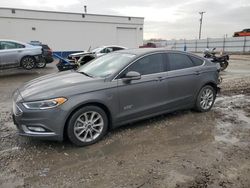 Salvage cars for sale at Farr West, UT auction: 2017 Ford Fusion Titanium Phev