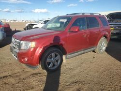 Ford Escape salvage cars for sale: 2012 Ford Escape Limited