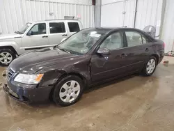 Salvage cars for sale at Franklin, WI auction: 2009 Hyundai Sonata GLS