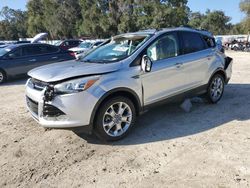 Salvage cars for sale at Ocala, FL auction: 2014 Ford Escape Titanium