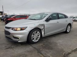 Chevrolet salvage cars for sale: 2017 Chevrolet Malibu LT