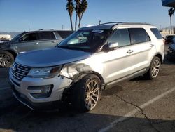 Salvage cars for sale from Copart Van Nuys, CA: 2016 Ford Explorer Limited