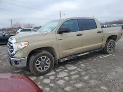 Salvage cars for sale at Indianapolis, IN auction: 2017 Toyota Tundra Crewmax SR5