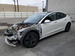 2022 Tesla Model 3 en venta en Sun Valley, CA