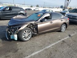 Salvage cars for sale at Van Nuys, CA auction: 2017 Infiniti Q50 Premium