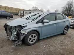 Salvage cars for sale from Copart Laurel, MD: 2014 Toyota Prius