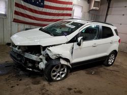 Salvage cars for sale at Lyman, ME auction: 2019 Ford Ecosport SE