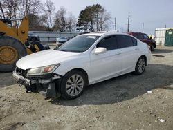 Salvage cars for sale from Copart Mebane, NC: 2013 Honda Accord EXL