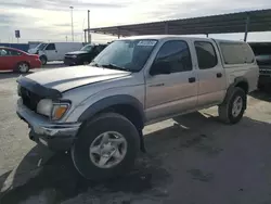 Salvage trucks for sale at Anthony, TX auction: 2001 Toyota Tacoma Double Cab