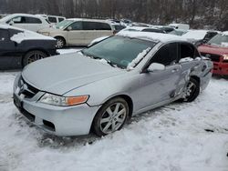 Salvage cars for sale at Marlboro, NY auction: 2004 Acura TSX