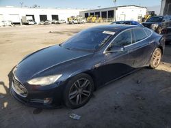 Salvage cars for sale at Riverview, FL auction: 2013 Tesla Model S