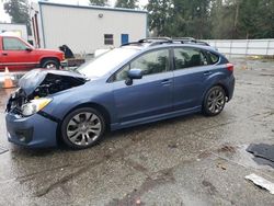 Salvage cars for sale from Copart Arlington, WA: 2013 Subaru Impreza Sport Limited