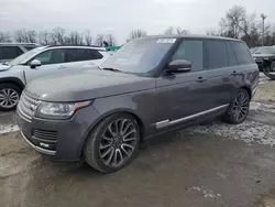 Land Rover Vehiculos salvage en venta: 2016 Land Rover Range Rover Supercharged