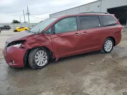 Salvage cars for sale at Jacksonville, FL auction: 2015 Toyota Sienna XLE