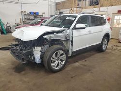 Volkswagen salvage cars for sale: 2022 Volkswagen Atlas SE