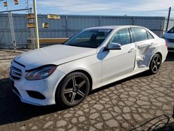 Salvage cars for sale at Dyer, IN auction: 2014 Mercedes-Benz E 350 4matic