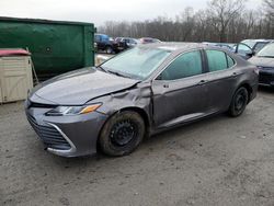 Salvage cars for sale at Ellwood City, PA auction: 2022 Toyota Camry LE