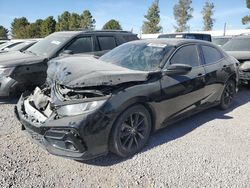 Salvage cars for sale at Anthony, TX auction: 2020 Honda Civic EX