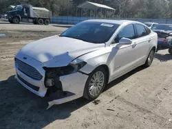 Salvage cars for sale at Savannah, GA auction: 2016 Ford Fusion SE Hybrid