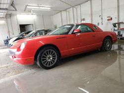 Salvage cars for sale at Madisonville, TN auction: 2002 Ford Thunderbird