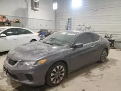 Salvage cars for sale from Copart Des Moines, IA: 2015 Honda Accord LX-S