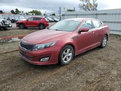 Salvage cars for sale at American Canyon, CA auction: 2014 KIA Optima LX