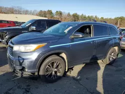 Toyota salvage cars for sale: 2016 Toyota Highlander XLE