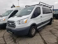 Salvage cars for sale at Woodhaven, MI auction: 2015 Ford Transit T-350