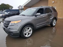 Salvage cars for sale at Hayward, CA auction: 2013 Ford Explorer Limited