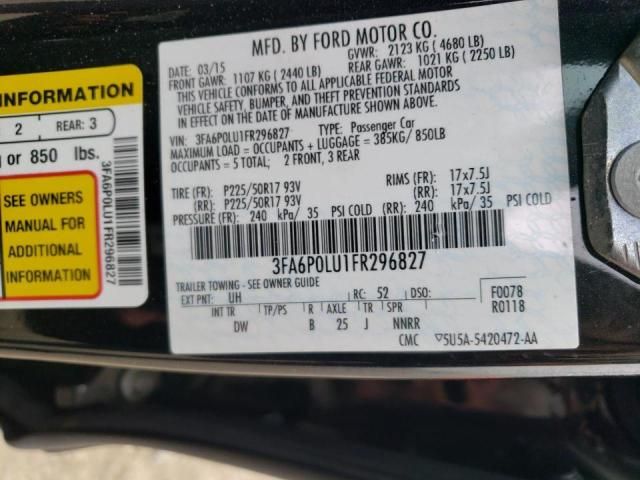 2015 Ford Fusion SE Hybrid