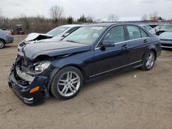 Mercedes-Benz salvage cars for sale: 2014 Mercedes-Benz C 300 4matic