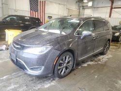 Chrysler Vehiculos salvage en venta: 2017 Chrysler Pacifica Limited