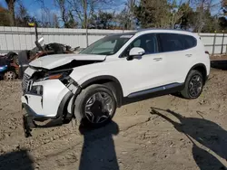 Salvage cars for sale at Hampton, VA auction: 2022 Hyundai Santa FE Limited