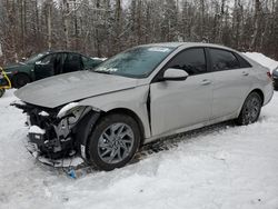 Salvage cars for sale from Copart Cookstown, ON: 2024 Hyundai Elantra SEL