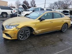 Salvage cars for sale at Moraine, OH auction: 2021 Hyundai Sonata N Line