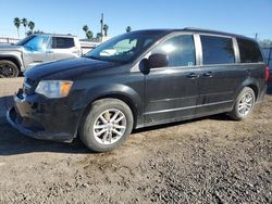 Salvage cars for sale from Copart Mercedes, TX: 2014 Dodge Grand Caravan SXT